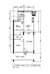 Blk 702 Reservoir Rise (Bedok), HDB 3 Rooms #566539551